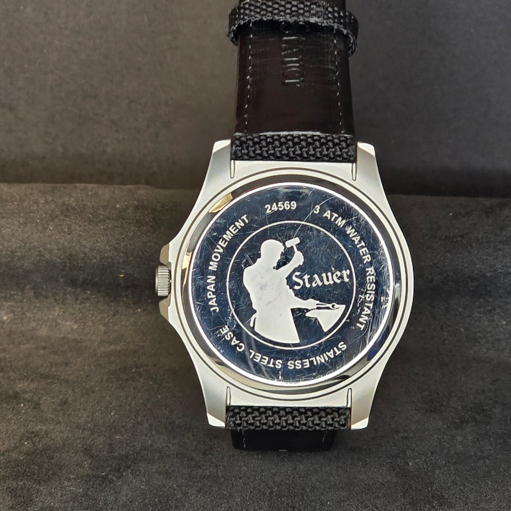 Vintage Stauer 24569 Tac-7 Men's Quartz Wristwatch‎ Japan Stainless Steel - Picture 5 of 6